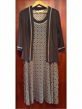 Studio I Black & Cream Dress